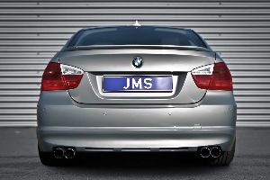 JMS rear apron sedan/estate for 2-pipe and 4-pipe exhaust systems fits for BMW E90 / E91