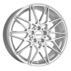 Carmani 18 Knut white silver Wheel 8x19 - 19 inch 5x112 bold circle