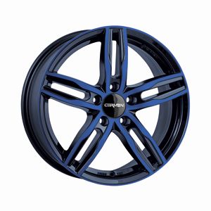 Carmani 14 Paul blue polish Wheel 7,5x17 - 17 inch 5x112 bold circle