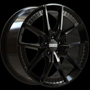 Fondmetal Elatha glossy black Wheel 9.5x21 - 21 inch 5x112 bold circle