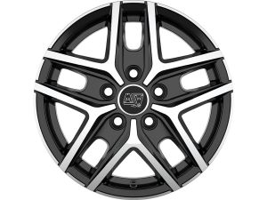 MSW 40 VAN GLOSS BLACK FULL POLISHED Wheel 6,5x16 - 16 inch 5x120 bold circle