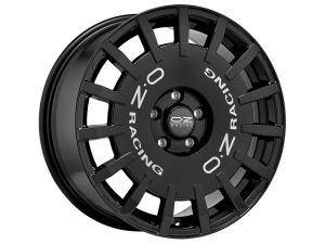 OZ RALLY RACING GLOSS BLACK+SIL.LET. Wheel 8x19 - 19 inch 5x108 bold circle