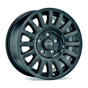 OZ RALLY RAID MATT BLACK+SILVER LETTERING Wheel 8x17 - 17 inch 6x139,7 bold circle