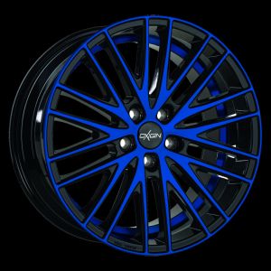 Oxigin 19 Oxspoke blue polish Wheel 7,5x17 - 17 inch 5x112 bold circle