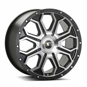 Schmidt 18HDX satin black polished Wheel 8,5x18 - 18 inch 5x130 bold circle