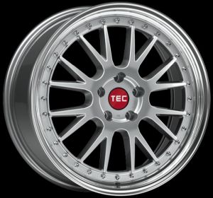 TEC GT EVO Hyper-Silber-Hornpoliert Felge 10x20 - 20 Zoll 5x112 Lochkreis