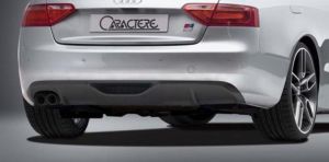 Heckansatz mit Ausschnitt fr Doppelendrohr links Caractere passend fr Audi A5/S5