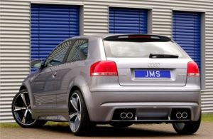 Rear apron Racelook without sportback fits for Audi A3 8P