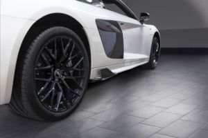 side fins glossy real carbon fits for Audi R8 4S