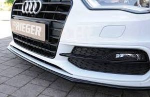 Rieger front spliter /lip spoiler black gloss fits for Audi A3 8V