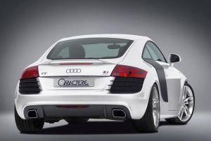 Caractere rear bumper with cutout for 2 end tips, without PDC  Audi fits for TT 8J