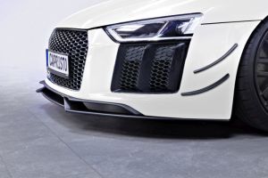 front spoiler glossy real carbon  fits for Audi R8 4S
