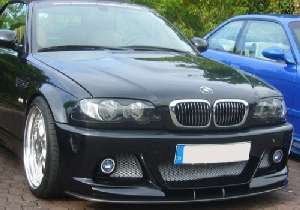 Frontspoiler Splitter Carbon for  2 Kerscher Tuning fits for BMW E46