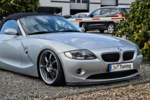 IN Spoilerschwert Race schwarz glanz passend fr BMW Z4