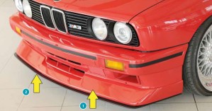 Rieger Spoilerlippe fr orig. M3-Frontschrze SG passend fr BMW E30