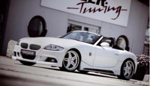 front bumper with cut out for fog light and headlight cleaner Rieger Tuning fits for BMW Z4