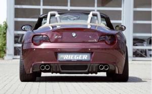 rear apron for double end pipe left 2x90mm Rieger Tuning fits for BMW Z4