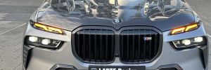 Larte 2-teiliger Einsatz Frontschrze passend fr BMW X7 G07
