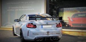Aerodynamics rear wing Race 150cm Carbon Classic shiney fits for BMW M2 F87