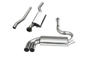 BN Pipes Audi 89Q exhaust system from cat. for 2,6-2,8