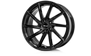 Brock B37 himalaya-grey front-polished Wheel - 9X20 - 5x120