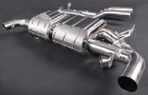 Capristo stainless steel rear muffler, control of the exhaust valve vie the on board Aston Martin control system fits for Aston Martin DB9
