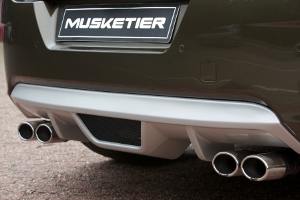Musketier rear application silver fits for Citroen C4