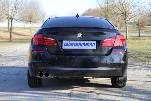 Eisenmann rear muffler stainless steel single sided fits for BMW F07