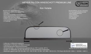 Weyer Falcon Premium Windschott fr Lancia Flavia Cabrio