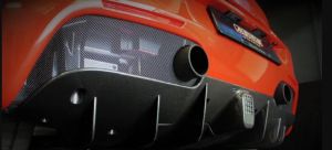 Aero Dynamics Heckdiffusor Carbon Race 1 Leinen passend fr Ferrari 488 GTB