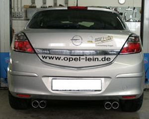 FOX Sportauspuff passend fr Opel Astra H/ Astra H GTC Endschalldmpfer Ausgang rechts/links - 135x80 Typ 53 rechts/links