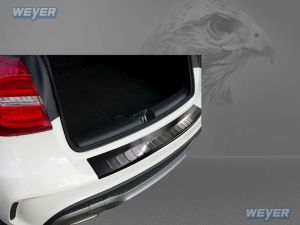 Weyer stainless steel rear bumper protection fits for MERCEDES GLA