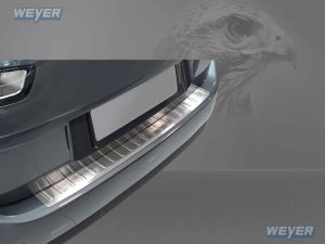 Weyer stainless steel rear bumper protection fits for CITROEN C4 Grand Picasso
