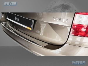 Weyer stainless steel rear bumper protection fits for SKODA Yeti5L
