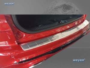Weyer stainless steel rear bumper protection fits for FORD Kuga IIIST-Line & Hybrid
