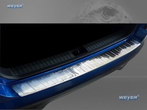 Weyer stainless steel rear bumper protection fits for SKODA KAMIQ