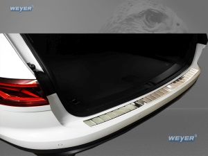 Weyer stainless steel rear bumper protection fits for VW Touareg III