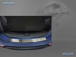 Weyer stainless steel rear bumper protection fits for KIA CarensUN
