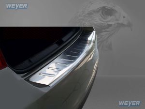 Weyer stainless steel rear bumper protection fits for SKODA RapidNH