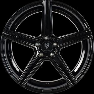 MB Design KV2 shiny black Wheel 8.5x19 - 19 inch 5x108 bolt circle