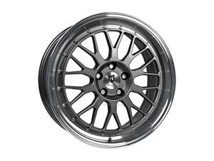 MB Design LV1 grey polished Wheel 8.5x19 - 19 inch 5x112 bolt circle