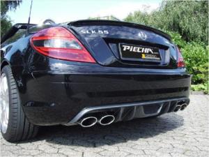 Piecha RS rear diffusor with 4 stripes and Airbox fits for Mercedes SLK R171