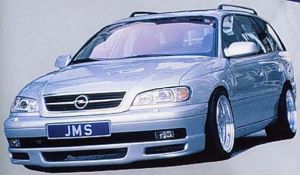JMS front lip spoiler Racelook Omega 2000 fits for Opel Omega B