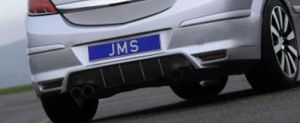JMS diffusor Racelook for rear apron with 4 diffusor stripes fits for Opel Astra GTC