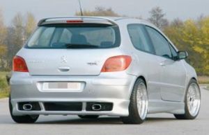 Splitter for rear apron 52106 Rieger Tuning fits for Peugeot 307
