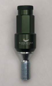 Barracuda Racing Nut Green 74MM nut M12x1.25