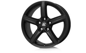 RC RC24 Schwarz Klar Matt (SKM) Wheel 7x16 - 16 inch 5x112 bolt circle