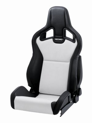 Recaro Sportster CS with side airbag Synthetic Leather black/Dinamica silver drivers side with ABE and seat heating