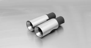 Remus 2 Diesel-tail pipes  90 mm straight with emission exit downwards fits for _Endrohre 2 Endrohre gerade