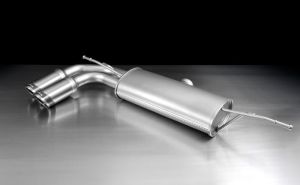 Remus sport exhaust with 2 tail pipes  84 mm Carbon Race fits for Volkswagen Golf VII 1,4l 90kW